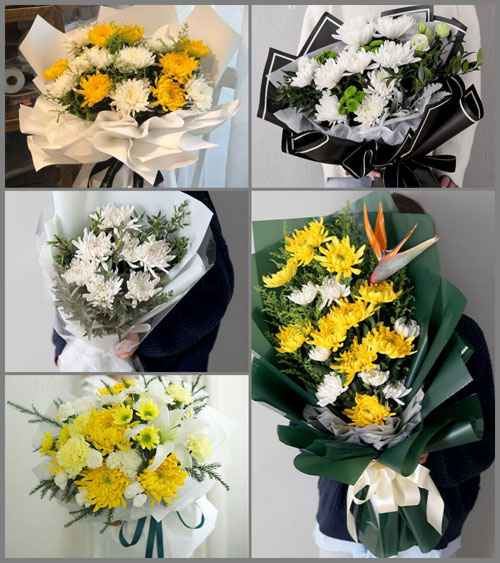 湖北襄阳市谷城县石花镇彭家岭村白事花束代送